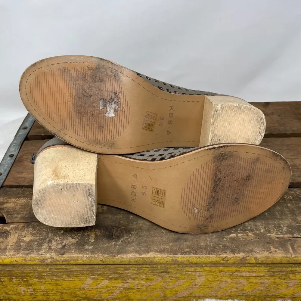 Kelsi Dagger Kyoto Peep Toe Booties (9.5)